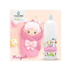 Öblítő koncentrátum 1 liter Cleanne_Baba-Mama Sensitive Its a girl Öblítők Cleanne