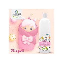 Öblítő koncentrátum 1 liter Cleanne_Baba-Mama Sensitive Its a girl Öblítők Cleanne