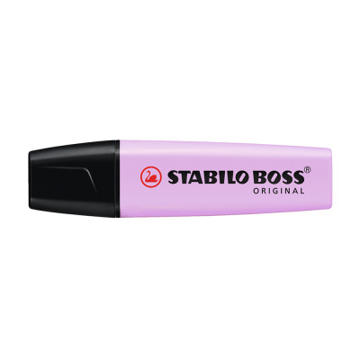 Szövegkiemelő 2-5mm, vágott hegyű, STABILO Boss original Pastel orgona