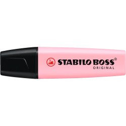 Szövegkiemelő 2-5mm, vágott hegyű, STABILO Boss original Pastel pink Szövegkiemelő Stabilo