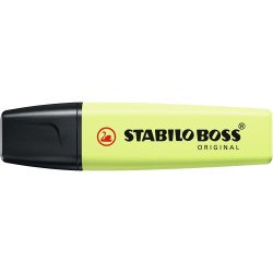 Szövegkiemelő 2-5mm, vágott hegyű, STABILO Boss original Pastel lime Szövegkiemelő Stabilo