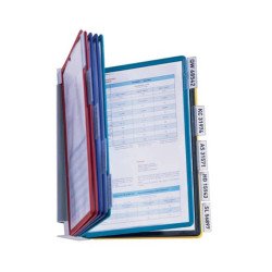 Bemutatótábla tartó, Durable Vario® Wall 10, vegyes színek Bemutatótábla, mágneses info keret Durable