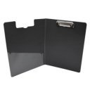 Felírótábla fedeles extra merev A4, PP Bluering® fekete