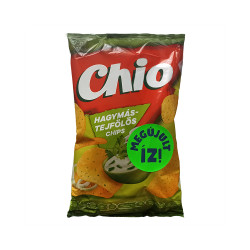 Chips, 60 g, Chio hagymás-tejfölös Sós krékerek , chipsek Chio