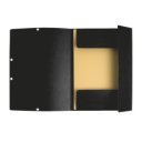 Gumis mappa karton prespán A/4 Exacompta fekete