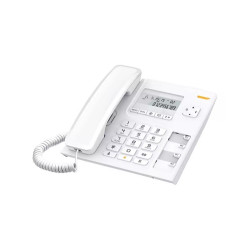 Telefonkészülék ALCATEL T56 (vezetékes, kijelző) fehér Fax - telefon Alcatel