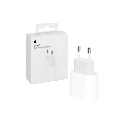 Töltő hálózati APPLE Type-C aljzat (20W, PD gyorstöltő, MUVV3ZM/A és MHJE3ZM/A utód) fehér