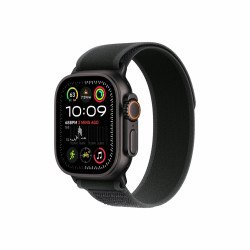 Okosóra APPLE Watch Ultra2 v2 Cellular 49mm Black titanium Case with Black Trail Loop - M/L Okosóra Apple