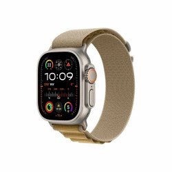 Okosóra APPLE Watch Ultra2 v2 Cellular 49mm Natural titanium Case with Tan Alpine Loop - Medium Okosóra Apple