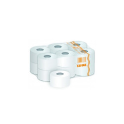 Toalettpapír 2 rétegű közületi átmérő: 19 cm 100 % cellulóz 125 m/tekercs 12 tekercs/karton Peppy_53096A Toalettpapírok Peppy