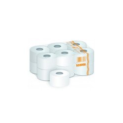 Toalettpapír 2 rétegű közületi átmérő: 19 cm 100 % cellulóz 125 m/tekercs 12 tekercs/karton Peppy_53096A Toalettpapírok Peppy