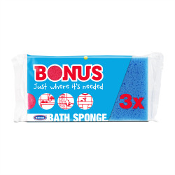 Fürdőszivacs 3 db/csomag Bonus B057 Szivacsok, kendők, súrolók Bonus