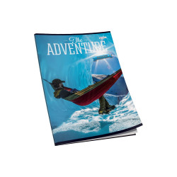 Füzet A4, 40lap, kockás 80g. Connect Matt + UV lakk borító,