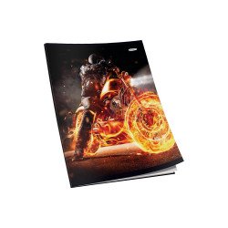 Füzet A4, 40lap, sima 80g. Connect Matt + UV lakk borító, Iskolai füzet Connect