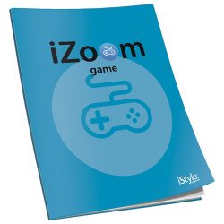 Füzet A4, 50+2lap, sima 80g. Connect Matt + UV lakk borító, iStyle Iskolai füzet Connect