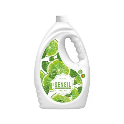 Mosógél 4 liter (50 mosás) színes ruhákhoz Sensil Lime & Mint