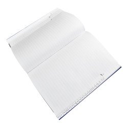 Mutató, beíró A4, 96lap, keményfedeles egyszínű ABC regiszteres Lipa Mill vonalas Mutató Lipa Mill