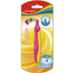 Körző betétes, bliszteres Keyroad Flow vegyes színek Körző és kelléke Keyroad