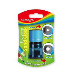 Hegyező 2 lyukú tartályos Keyroad Sand Clock vegyes színek Hegyező Keyroad