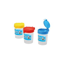 Ecset mosó pohár, ecsetál, Keyroad, vegyes színek Iskolai ecset és kelléke Keyroad