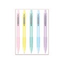 Golyóstoll 1 mm, zöld tolltest, Zebra Z-Grip Pastel, kék