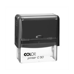 Bélyegző C50 Colop átlátszó fekete ház/natúr párna Bélyegző és kelléke Colop