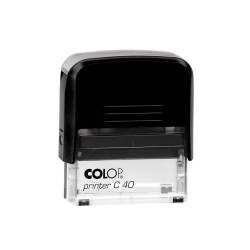 Bélyegző C40 Colop fekete átlátszó ház/fekete párna Bélyegző és kelléke Colop