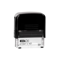 Bélyegző C40 Colop fekete átlátszó ház/fekete párna Bélyegző és kelléke Colop