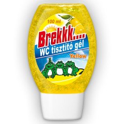 WC tisztító gél utántöltő 100 ml Brekk sárga Toalett tisztító, WC illatosító Satina