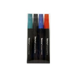 Alkoholos marker Foroffice, kerek hegyű hegyű, 1,5-3mm, 4 db-os készlet, Permanent marker Foroffice
