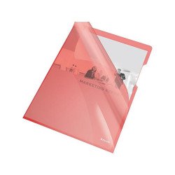 Genotherm `L` A4, 150 micron víztiszta felület Esselte Luxus piros L genotherm Esselte