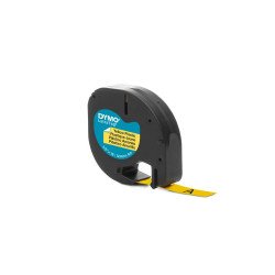 Feliratozógép szalag Dymo Letratag S0721620/59423 12mmx4m, ORIGINAL sárga Nyomtató és feliratozó gép, kellékek Dymo