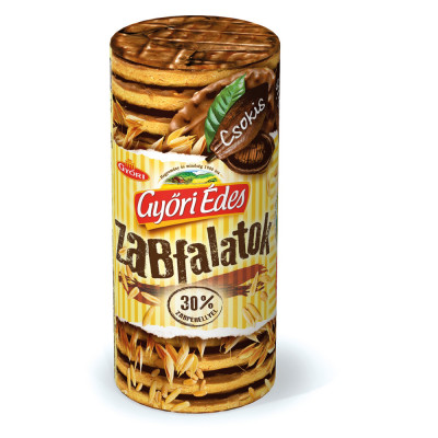 Zabfalatok, 215 g, Győri Édes, csokis