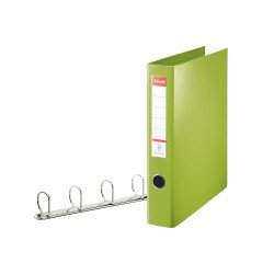 Gyűrűskönyv A4, Maxi 6cm, 4 gyűrű, D alakú, PP Esselte Jumbo Vivida zöld Gyűrűskönyv Esselte