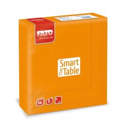 Szalvéta 2 rétegű 33 x 33 cm 50 lap/cs Fato Smart Table narancssárga_82621400 Szalvéták Fato