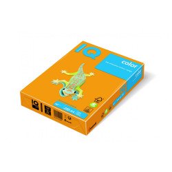 Másolópapír, színes, A4, 160g. IQ Color OR43 250ív/csomag, narancs Másolópapír színes IQ