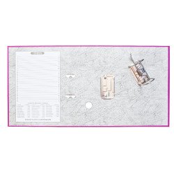 Iratrendező A4, 7,5cm,lapraszerelt, Bluering® Smart lila Iratrendező Bluering