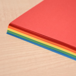 Másolópapír, színes, vegyes színek A4, 80g Bluering® 5x20 ív/csomag, intenzív színes Másolópapír színes Bluering