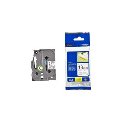 Feliratozógép szalag, Brother TZE241 18mm ORIGINAL fekete/fehér Nyomtató és feliratozó gép, kellékek Brother