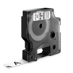 Feliratozógép szalag Dymo D1 S0720530/45013 12mmx7m ORIGINAL fekete/fehér Nyomtató és feliratozó gép, kellékek Dymo