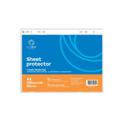 Genotherm lefűzhető, A5, 40 micron narancsos Bluering® 100 db/csomag, Lefűzhető genotherm Bluering