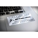 Etikett címke, 210 x297mm, ipari poliészter, 1 címke/ív, 20 ív/doboz, Avery ezüst