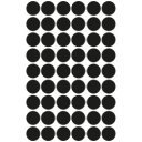 Etikett címke, o12mm, jelölésre, 54 címke/ív, 5 ív/doboz, Avery fekete