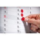 Etikett címke, o8mm, jelölésre, 4 ív/doboz, Avery piros