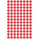 Etikett címke, o8mm, jelölésre, 4 ív/doboz, Avery piros