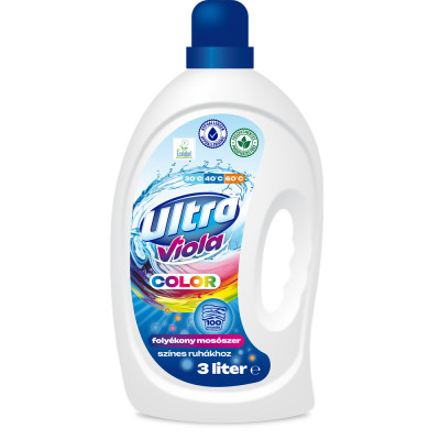 Mosógél 3 liter (100 mosás) színes ruhákhoz Ultra Viola Color
