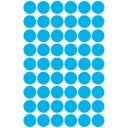 Etikett címke, o12mm, jelölésre, 54 címke/ív, 5 ív/doboz, Avery kék