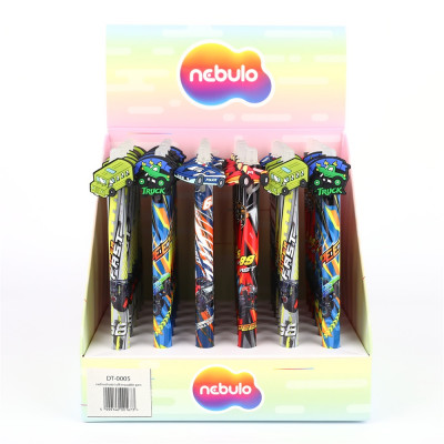 Zseléstoll radírozható, járművek, 36 db/display Nebulo