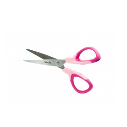 Olló 25cm, hegyes, ergonomikus, iskolai, Nebulo