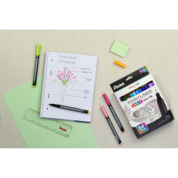 Rostirón, tűfilc 0,4mm, Pentel Pointliner tengerkék